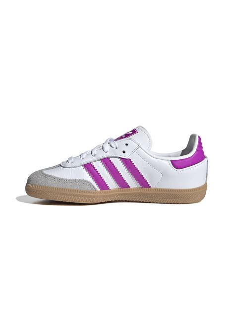 Scarpe Adidas Samba OG Bianco Fucsia Gum Bambini ADIDAS ORIGINALS | Sneakers | IE8848-
